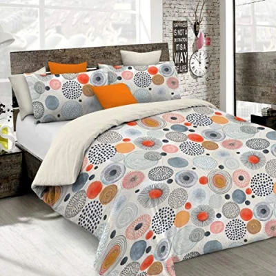 Afbeelding van Fantasy Italian Bed Linnen dekbedovertrek, kleine dubbele, microvezel, acquerello