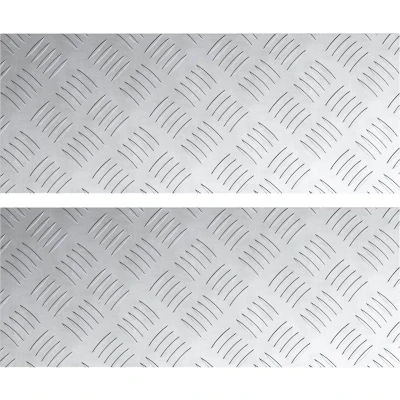 Afbeelding van vidaXL Zilver Aluminium 50 x 20 0.2 cm Traplopers Rechthoekig