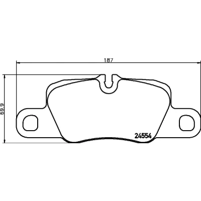 Afbeelding van Remblokkenset, schijfrem HELLA PAGID 8DB 355 015 651