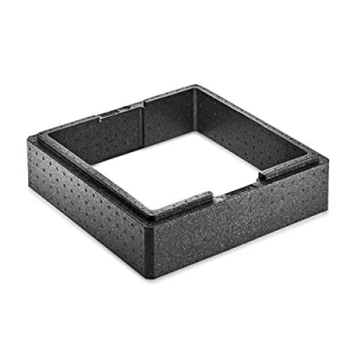 Afbeelding van thermohauser Opzetframe voor EPP thermobox pizza, 41,0 x 11,4 cm, zwart