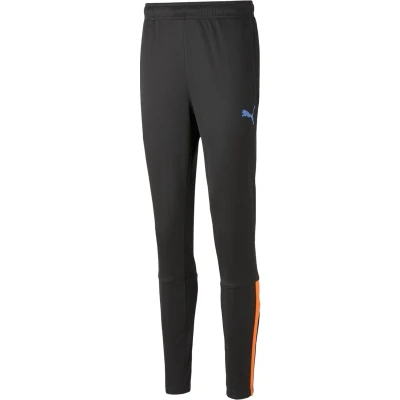 Afbeelding van Puma Teamliga Training Pants JR Unisex Trainingsbroek voor kinderen, Maat: 176, Black/blue glimmer