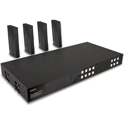 Afbeelding van Lindy 150m Cat.6 4x4 HDMI 4K60 HDBaseT Matrix Extender