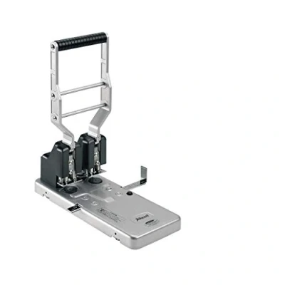 Afbeelding van Rexel HD2150 perforator (2 voudige perforatie, robuust metaal, capaciteit 160 x 80 g/m²) zilverkleurig/zwart