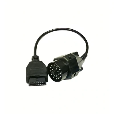 Afbeelding van Lelukee OBD2 20 Pin naar 16 Scanner Adapter Connector Ronde Kabel OBDII Diagnose voor E36 E38 E39 E46 E53 X5 Z3