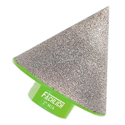 Afbeelding van FACHLICH Afschuiningsboren, diamant, 50 mm, diamantfrees, voor vergroten, gaten in tegels, porselein, marmer, keramiek, graniet
