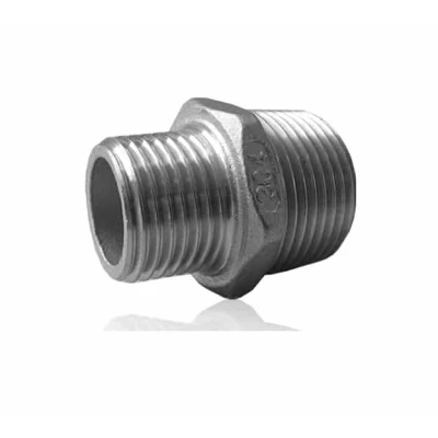 Afbeelding van RVS Nr. 245 Verloopnippel buitendraad 3/8 inch x 1/4