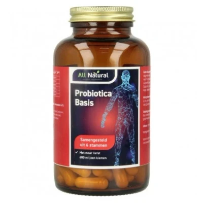 Afbeelding van All Natural Probiotica Basis, 120 capsules