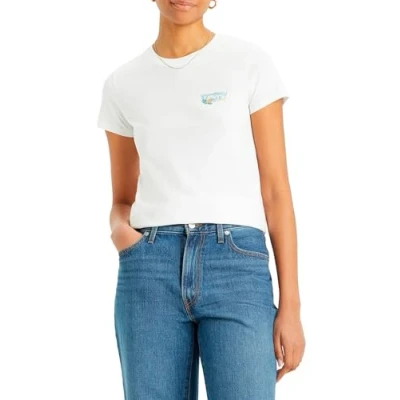 Afbeelding van Levi&#039;s The Perfect Tee waves ashore bw Fill Bri, fill, XXS