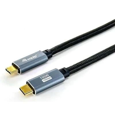 Afbeelding van Equip 128359 USB 3.2 Gen 2 C naar kabel, M/M, 3,0 m, PD100W , 4K/60Hz, 10Gbps, Zwart