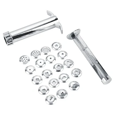 Afbeelding van Rvs Polymeer Klei Gun Cake Fondant Decoreren Extruder Sculpey Sculpting Tool 18 Disc