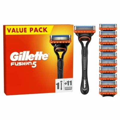 Afbeelding van Gilette Gillette Fusion 5 scheersysteem scheermes + 10 navulmesjes