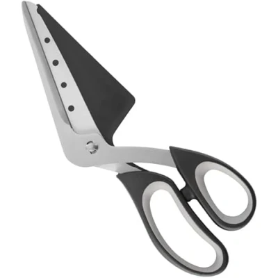 Afbeelding van Pizzaschaar, pizzames, pizzasnijder met pizza lifter, snijder, mes, serveerder, geïntegreerde pizzaschep, 27 cm
