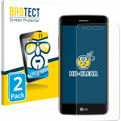 Afbeelding van BROTECT Screenprotector voor LG K8 2017 Folie Beschermfolie transparant (2 Stuks)