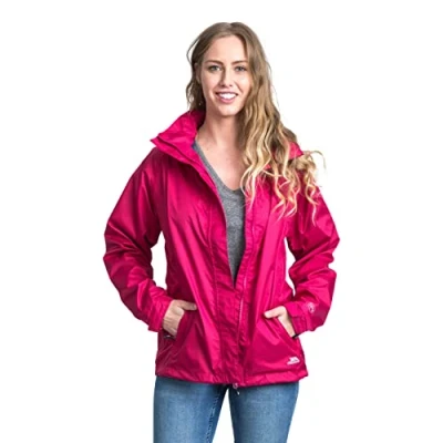 Afbeelding van Trespass Lanna II waterdichte regenjas voor dames, met oprolbare capuchon