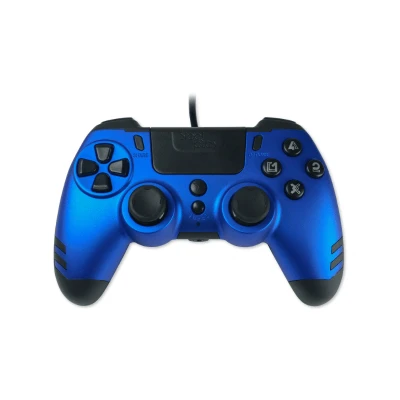 Afbeelding van Lexip METALTECH Blauw USB Gamepad Analoog/digitaal PC, PlayStation 4