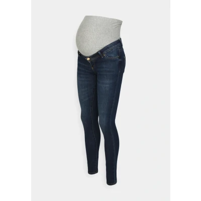 Afbeelding van ONLY Maternity Olmwauw MID Jeans Skinny Fit, Dames, Maat: XSx30, Dark blue denim