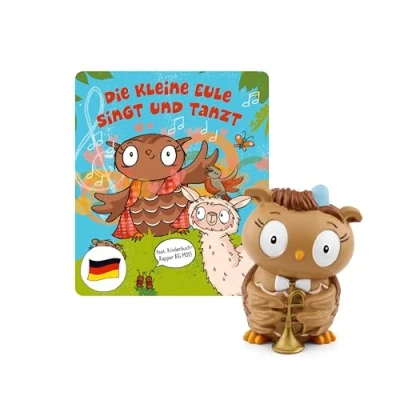 Afbeelding van tonies Hoorfiguren voor Toniebox, De uil met bult kleine zingt en danst. Het 2e liedjesalbum, kinderliedjes vanaf 3 jaar, speeltijd ca. 40 minuten