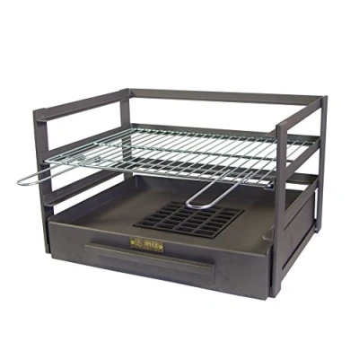 Afbeelding van Imex El Zorro 71474.0 Grilllade met verzinkte grill, zwart, 46 x 41 35 cm