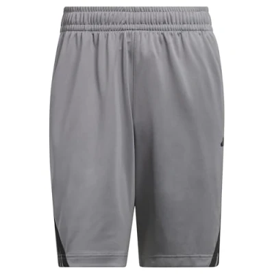 Afbeelding van adidas Performance Legends 3 Stripes Basketbalshort Heren Grijs L 5&quot;