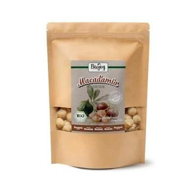Afbeelding van Biojoy BIO Macadamianoten rauw (1 kg), gepeld en ongezouten