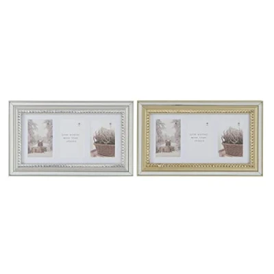 Afbeelding van Fotolijsten DKD Home Decor Luxury 46,5 x 2 28,5 cm Kristal Zilverkleurig Gouden polyestyreen Tr...