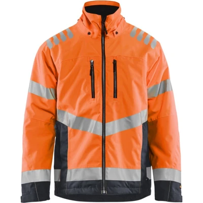 Afbeelding van Blaklader High Vis winterjas 4780 1977 Oranje/Medium Grijs XS