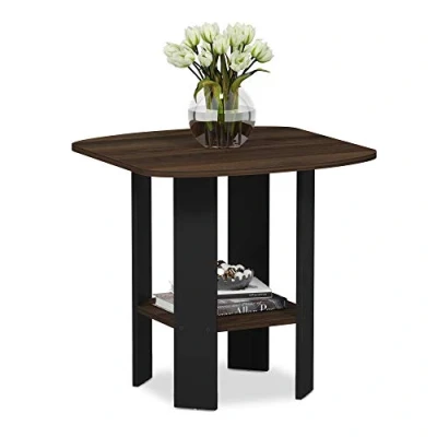 Afbeelding van Furinno Eindtafels, Hout, Columbia Walnoot/Zwart, one size