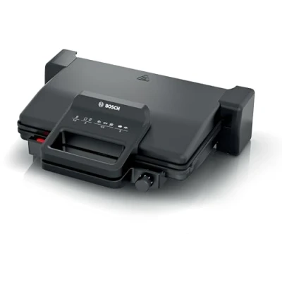 Afbeelding van Bosch TCG3323 Vleesgrill Matzwart 2000W 5 standenthermostaat 3 standen: grill of ovenmodus, steengril