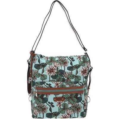 Afbeelding van PICARD Schoudertas Rugzak Sonja Backpack and Shoulderbag Flowerbed Turquoise