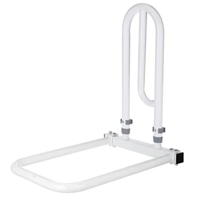 Afbeelding van Alberts 140496 Bed opstahulp greep: staal, witte kunststof coating, Ø 21 mm, plaat: kunststof, 330 x 560 620 wit
