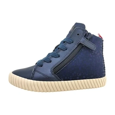 Afbeelding van Geox Meisjes J Mirroless Girl A Sneakers, Blauw, 24 EU