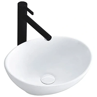 Afbeelding van REA Sofia Mini Opzetwastafel Waskom 33.5 x 27 12.5 cm Glans Wit