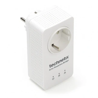 Afbeelding van Powerline adapter Technetix 1 poort (1 Gbps, Pass through, Bridge)