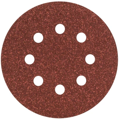 Afbeelding van Bosch Accessoires Schuurblad Ø125mm G60 WP 8 Gaten Velc 5 stuks 2609256A23