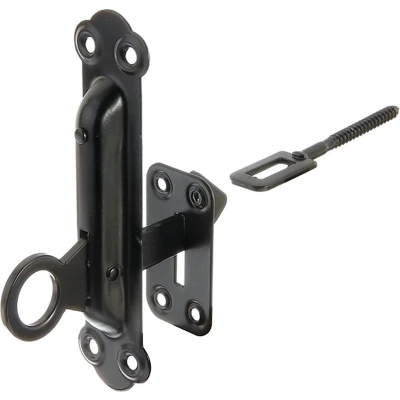 Afbeelding van Wovar Luikvastzetter Zwart 150 x 38 mm Per Stuk