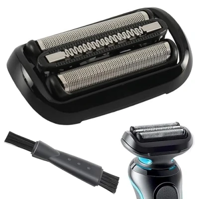 Afbeelding van series 5 scheerapparaat accessoires voor bruin, Braun 53B scheerkop, scheerkop opzetstuk 6, compatibel met elektrische scheerapparaat, reinigingsborstel (53B)