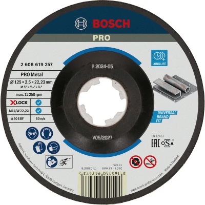 Afbeelding van Doorslijpschijf Xlock met.exp.125x2.5x22 geb