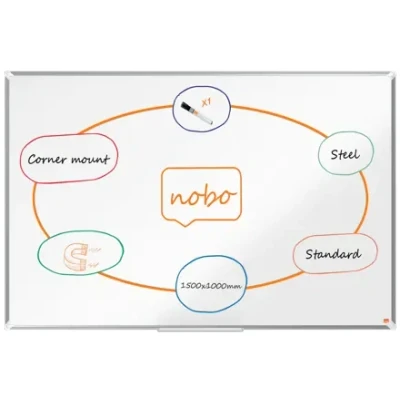 Afbeelding van Whiteboard Nobo Premium Plus 100x150cm staal