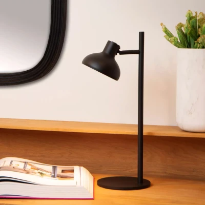 Afbeelding van Lucide SENSAS Tafellamp Ø 18 cm 1xES111 Zwart