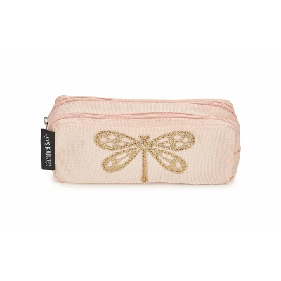 Afbeelding van Caramel &amp; Cie Pennenzak Pink Dragonfly Roze
