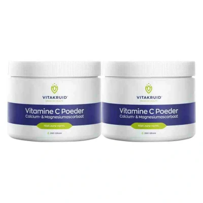 Afbeelding van Gratis Verzending: 2x Vitakruid Vitamine C Poeder Calcium &amp;Magnesiumascorbaat 260 gr