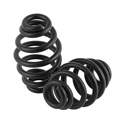 Afbeelding van Zadelveer, 1 paar 3&quot;stalen motorfiets zadel vatveren Universele motorzadel vatveer voor Chopper Bobber motorfiets(Black)
