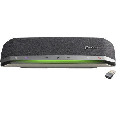 Afbeelding van POLY Sync 40+ Microsoft Teams Certified USB A C Speakerphone +BT700 Adapter luidspreker telefoon Mobiele telefoon/PC USB/Bluetooth Zwart, Zilver
