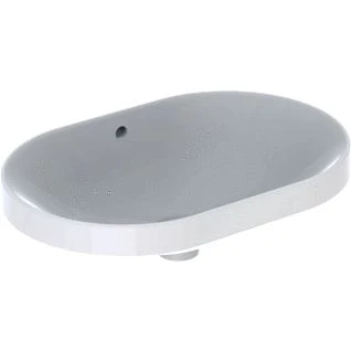 Afbeelding van Geberit VariForm inbouwwastafel ellips wit KeraTect (60 x 40 cm)