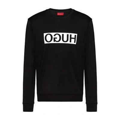 Afbeelding van Hugo Sweatshirt DICAGO kleur GRIJS 061, zwart (black 001), S