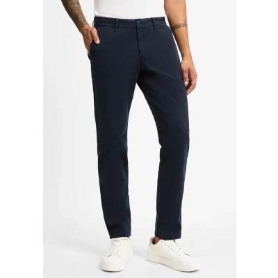 Afbeelding van Alberto Lou Broek donkerblauw, Effen