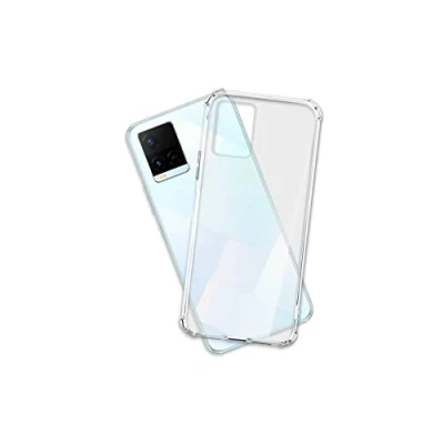 Afbeelding van mtb more energy® Hoes Soft Armor compatibel met Vivo Y21, Y21s, Y33s versterkte hoeken camerabescherming 1,5 mm TPU beschermhoes cover telefoonhoes