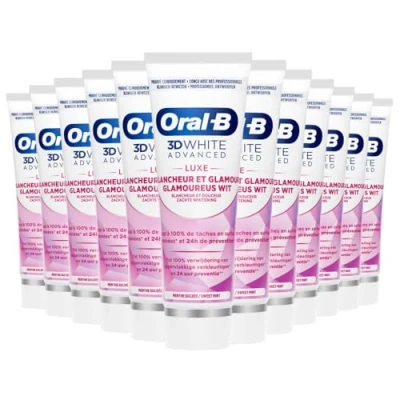 Afbeelding van 12x Oral B Tandpasta 3DWhite Advanced Luxe Glamorous White 75 ml