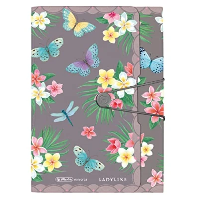 Afbeelding van Herlitz Vakermap PP 12F Ladylike Butterflies