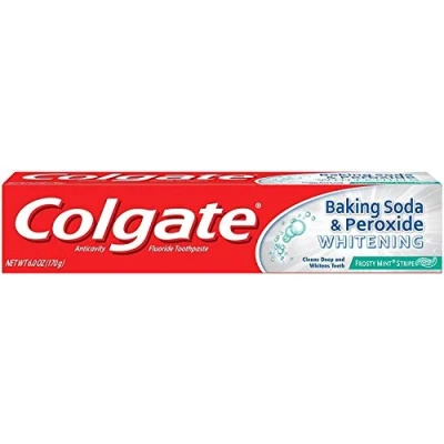 Afbeelding van Colgate Zuiveringszout &amp; Peroxide Whitening Tandpasta Frosty Mint Stripe